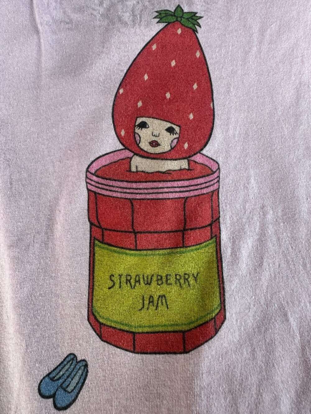 Strawberry Jam Bath Naoshi Pop Killer Men's Pink T Shirt Small Made in USA